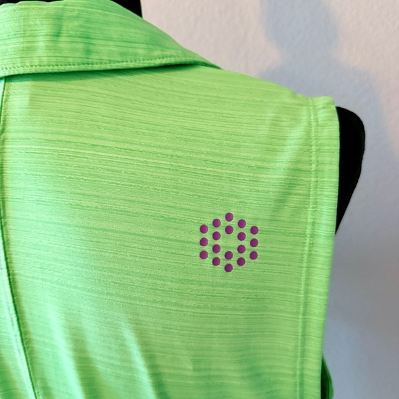 Puma Women's Light Green Golf Sleeveless Top - Picture 4 of 5